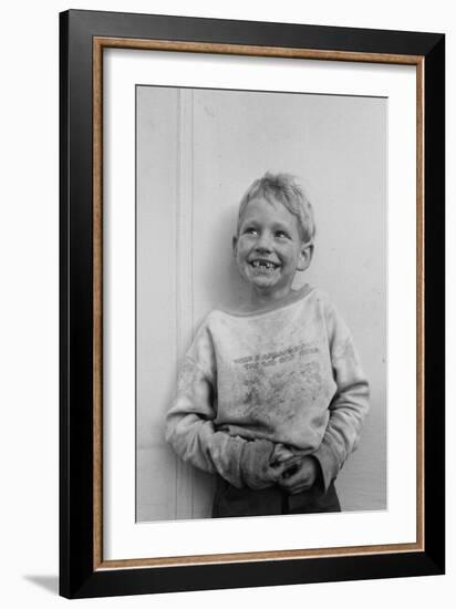 Migrant Child in Shafter Camp-Dorothea Lange-Framed Art Print