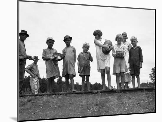 Migrant Families, 1936-Dorothea Lange-Mounted Giclee Print