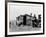 Migrant Father Cradling His Baby Outside Shanty-Dorothea Lange-Framed Premium Photographic Print