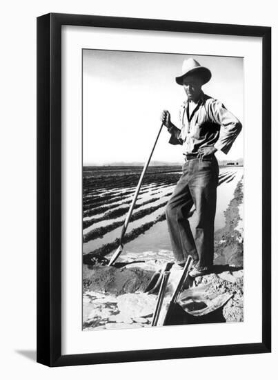 Migrant Irrigator-Dorothea Lange-Framed Art Print