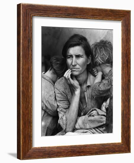 Migrant Mother-Science Source-Framed Giclee Print