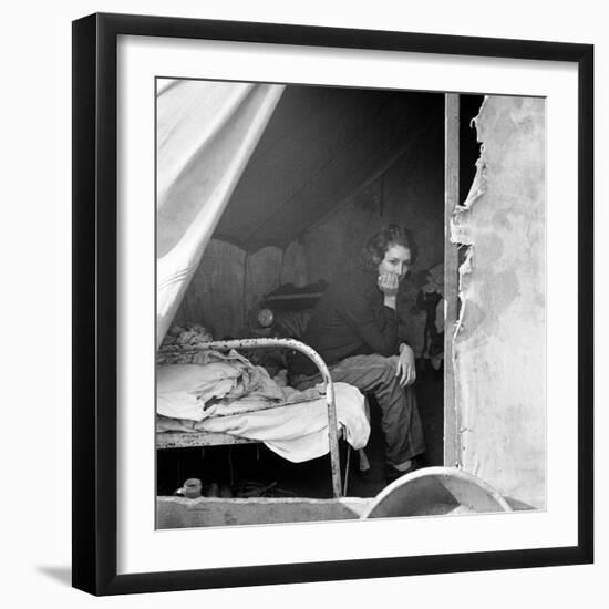 Migrant Worker, 1936-Dorothea Lange-Framed Photographic Print