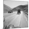 Migrants driving on Highway 99, 1939-Dorothea Lange-Mounted Premium Photographic Print