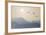 Migrating Cranes to the Sun over the Mountains-Protasov AN-Framed Photographic Print