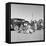 Migrating families camp by the road on their way to California, 1937-Dorothea Lange-Framed Premier Image Canvas
