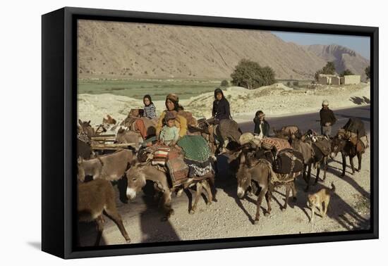 Migration of the Qashgai Tribe, Iran, Middle East-Sybil Sassoon-Framed Premier Image Canvas