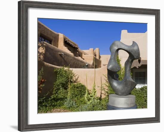 Migration Sculptureby Allan Houser Outside the Museum of Art, Santa Fe, New Mexico, United States o-Richard Cummins-Framed Photographic Print