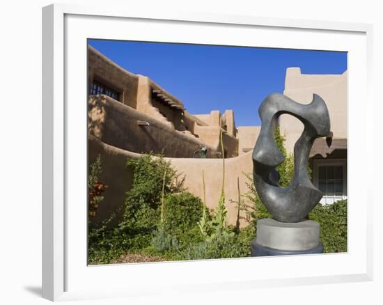 Migration Sculptureby Allan Houser Outside the Museum of Art, Santa Fe, New Mexico, United States o-Richard Cummins-Framed Photographic Print