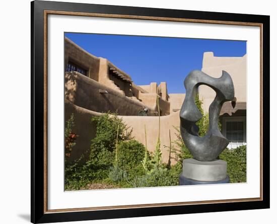 Migration Sculptureby Allan Houser Outside the Museum of Art, Santa Fe, New Mexico, United States o-Richard Cummins-Framed Photographic Print
