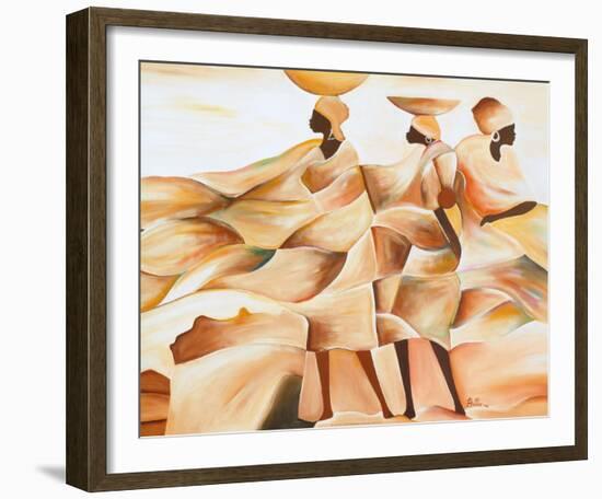 Migration-null-Framed Art Print