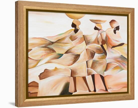 Migration-Ben Agbee-Framed Stretched Canvas