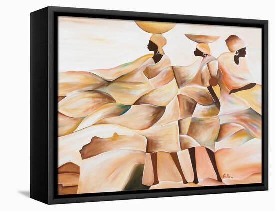 Migration-Ben Agbee-Framed Stretched Canvas