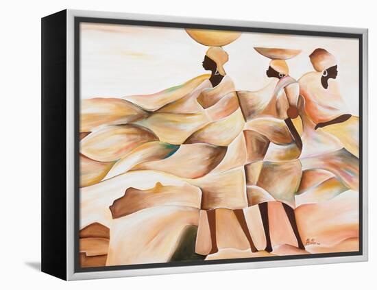 Migration-Ben Agbee-Framed Stretched Canvas