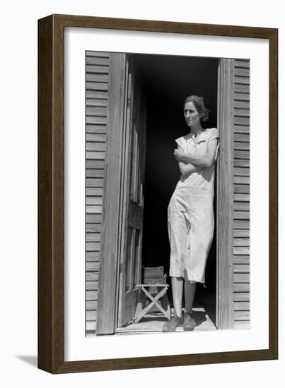 Migratory Laborer's Wife-Dorothea Lange-Framed Art Print