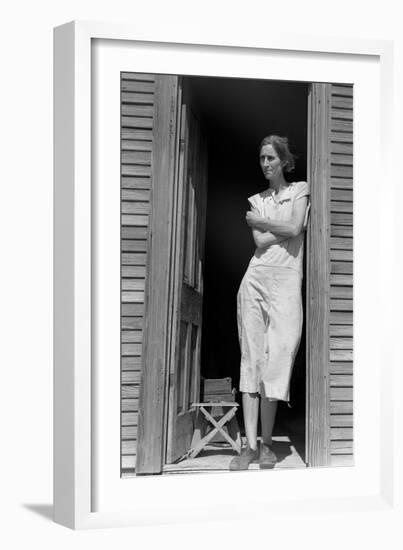 Migratory Laborer's Wife-Dorothea Lange-Framed Art Print