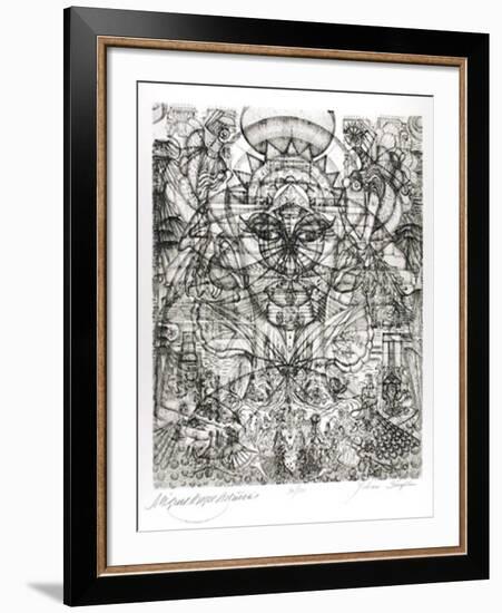 Miguel Asturias-Julian Seraphim-Framed Limited Edition