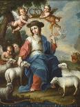 The Divine Shepherdess (La Divina Pastora), c.1760-Miguel Cabrera-Giclee Print