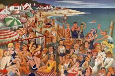 Vanity Fair - September 1933 - Hollywood's Malibu Beach scene-Miguel Covarrubias-Premium Giclee Print