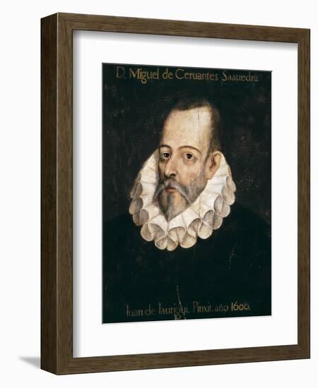 Miguel De Cervantes Saavedra-Juan De Jauregui Y Aguilar-Framed Art Print