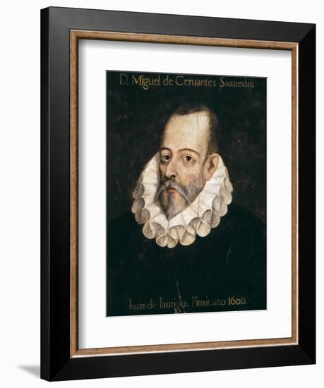 Miguel De Cervantes Saavedra-Juan De Jauregui Y Aguilar-Framed Art Print