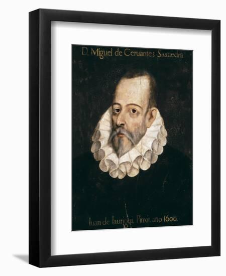 Miguel De Cervantes Saavedra-Juan De Jauregui Y Aguilar-Framed Art Print