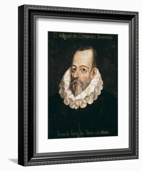 Miguel De Cervantes Saavedra-Juan De Jauregui Y Aguilar-Framed Art Print