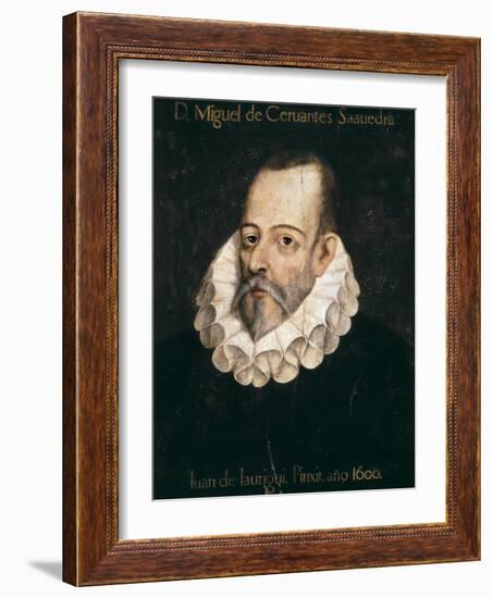 Miguel De Cervantes Saavedra-Juan De Jauregui Y Aguilar-Framed Art Print