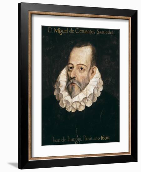 Miguel De Cervantes Saavedra-Juan De Jauregui Y Aguilar-Framed Art Print