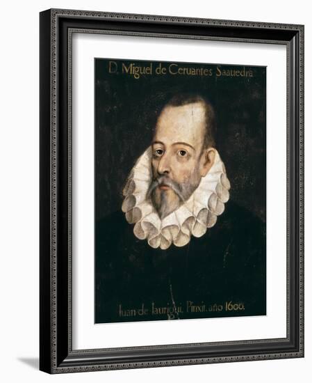 Miguel De Cervantes Saavedra-Juan De Jauregui Y Aguilar-Framed Art Print