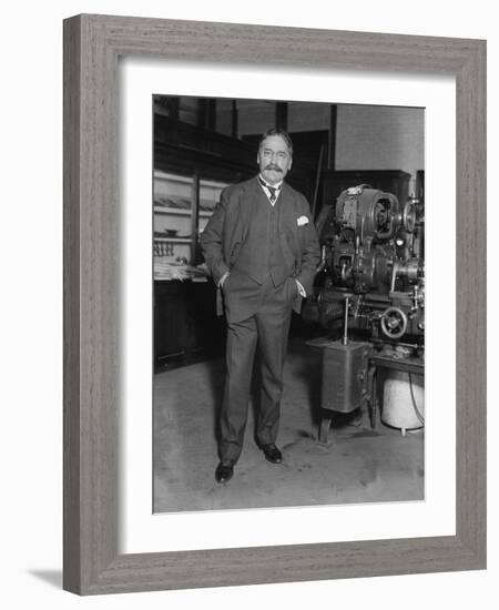 Mihajlo Idvorski Pupin, Serbian Physicist-Science Source-Framed Giclee Print