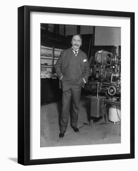 Mihajlo Idvorski Pupin, Serbian Physicist-Science Source-Framed Giclee Print