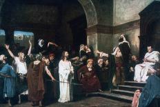 Mozart Directing His Requiem on His Deathbed-Mihaly Munkacsy-Giclee Print