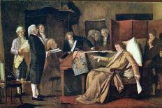 Mozart Directing His Requiem on His Deathbed-Mihaly Munkacsy-Giclee Print
