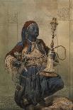 Nubian with a Waterpipe, 1862-Mihály Zichy-Giclee Print