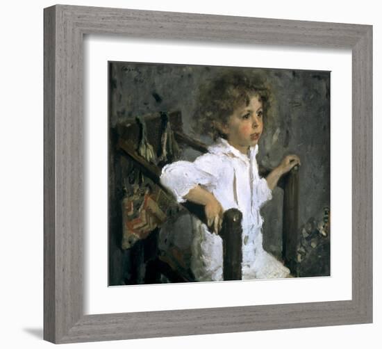 Mika Morosov-Valentin Serov-Framed Art Print