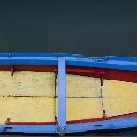 Red, Yellow and Blue Boat-Mike Burton-Photographic Print