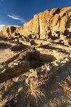 The Pueblo Bonito Ruins Lie At The Base Of The Chaco Canyon Walls In Chaco Culture NHP, New Mexico-Mike Cavaroc-Photographic Print