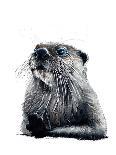 Engaged Prairie Dogs on Midnight Blue, 2020, (Pen and Ink)-Mike Davis-Giclee Print