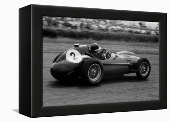 Mike Hawthorn in Ferrari, 1958 British Grand Prix-null-Framed Premier Image Canvas