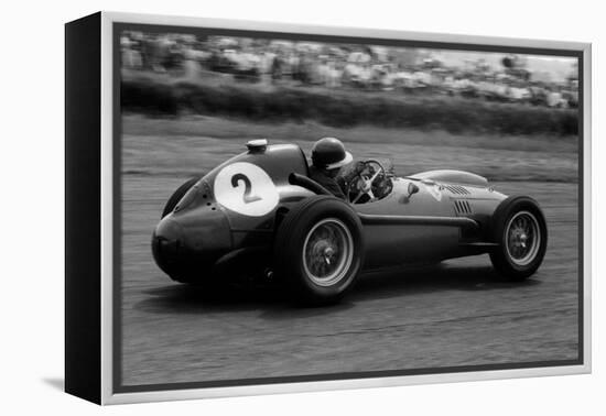 Mike Hawthorn in Ferrari, 1958 British Grand Prix-null-Framed Premier Image Canvas