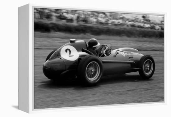 Mike Hawthorn in Ferrari, 1958 British Grand Prix-null-Framed Premier Image Canvas