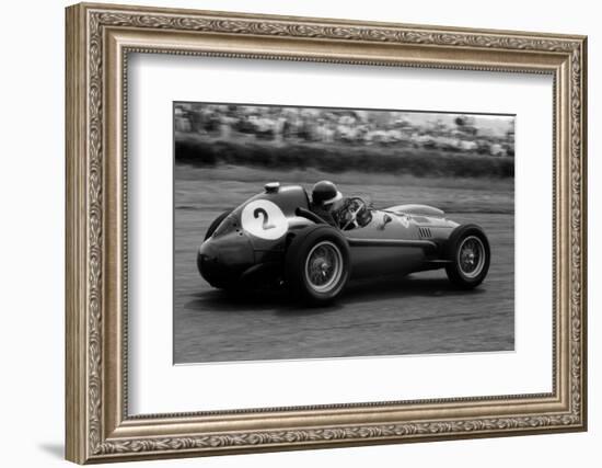 Mike Hawthorn in Ferrari, 1958 British Grand Prix-null-Framed Photographic Print