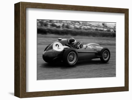 Mike Hawthorn in Ferrari, 1958 British Grand Prix-null-Framed Photographic Print