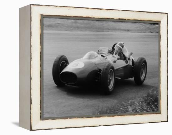 Mike Hawthorn in the Dutch Grand Prix, Zandvoort, 1958-null-Framed Premier Image Canvas