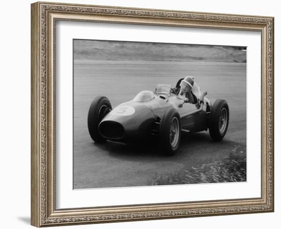 Mike Hawthorn in the Dutch Grand Prix, Zandvoort, 1958-null-Framed Photographic Print