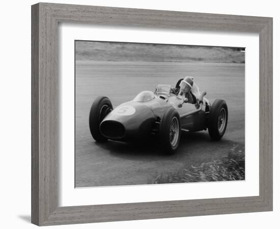 Mike Hawthorn in the Dutch Grand Prix, Zandvoort, 1958-null-Framed Photographic Print