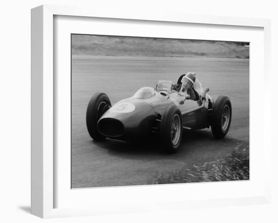 Mike Hawthorn in the Dutch Grand Prix, Zandvoort, 1958-null-Framed Photographic Print