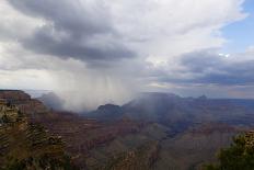 A Rainstorm in the Grand Canyon, Arizona-Mike Kirk-Framed Photographic Print
