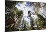 Mike Montgomery Jumping His Downhill Mountain Bike At Canyons Resort-Louis Arevalo-Mounted Photographic Print