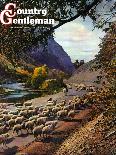 "Herding Sheep," Country Gentleman Cover, September 1, 1943-Mike Roberts-Premier Image Canvas